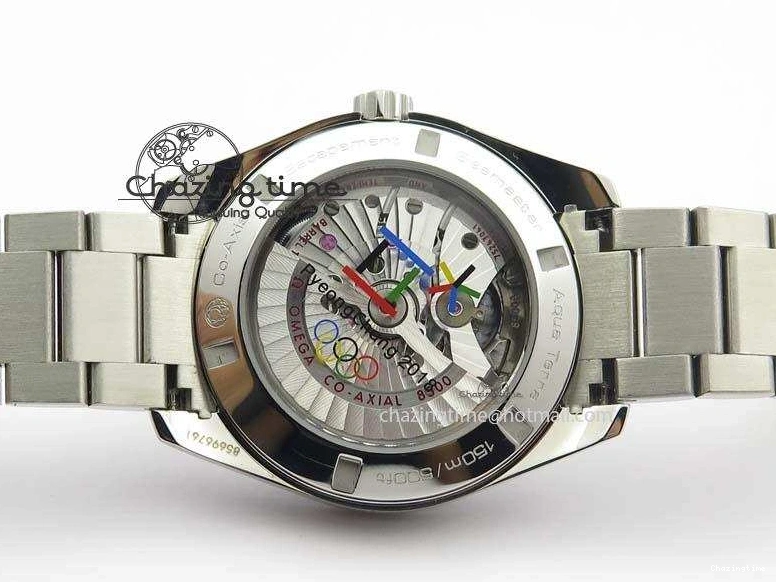 0517 Versatile Aqua Terra ‘PyeongChang 2018’ JHF Best Edition Black Dial On SS Bracelet A 8204